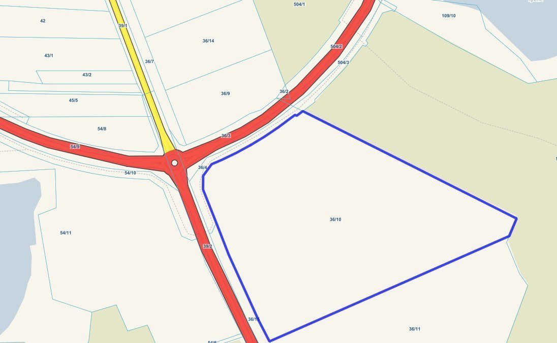 Teren inwestycyjny 9,31 ha – działka  nr 36/10 w Ośnie Lubuskim, obręb Grabno