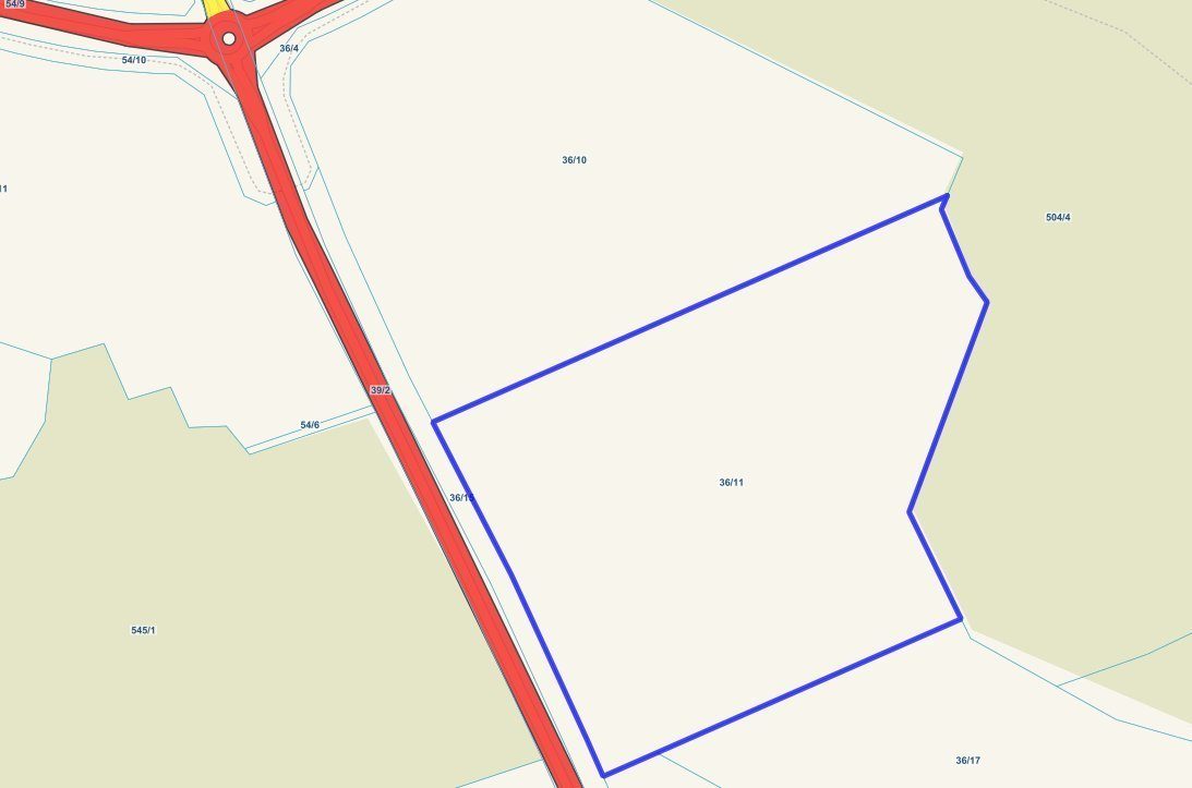 Teren inwestycyjny 9,42 ha – działka nr 36/11 w Ośnie Lubuskim, obręb Grabno