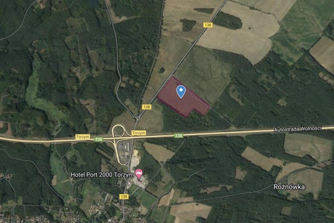 Teren inwestycyjny 19,89 ha – Torzym