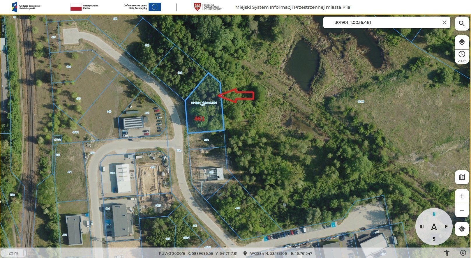 Teren inwestycyjny 0,16 ha – Piła