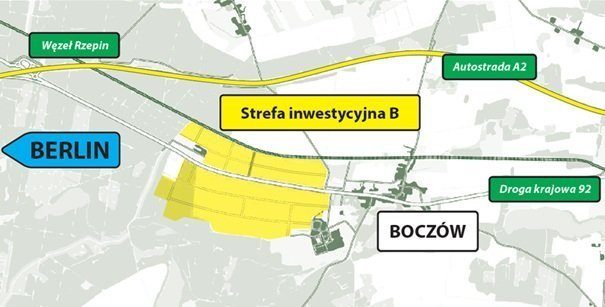 Teren inwestycyjny 30 ha – Działka Strefa Inwestycyjna Boczów  2