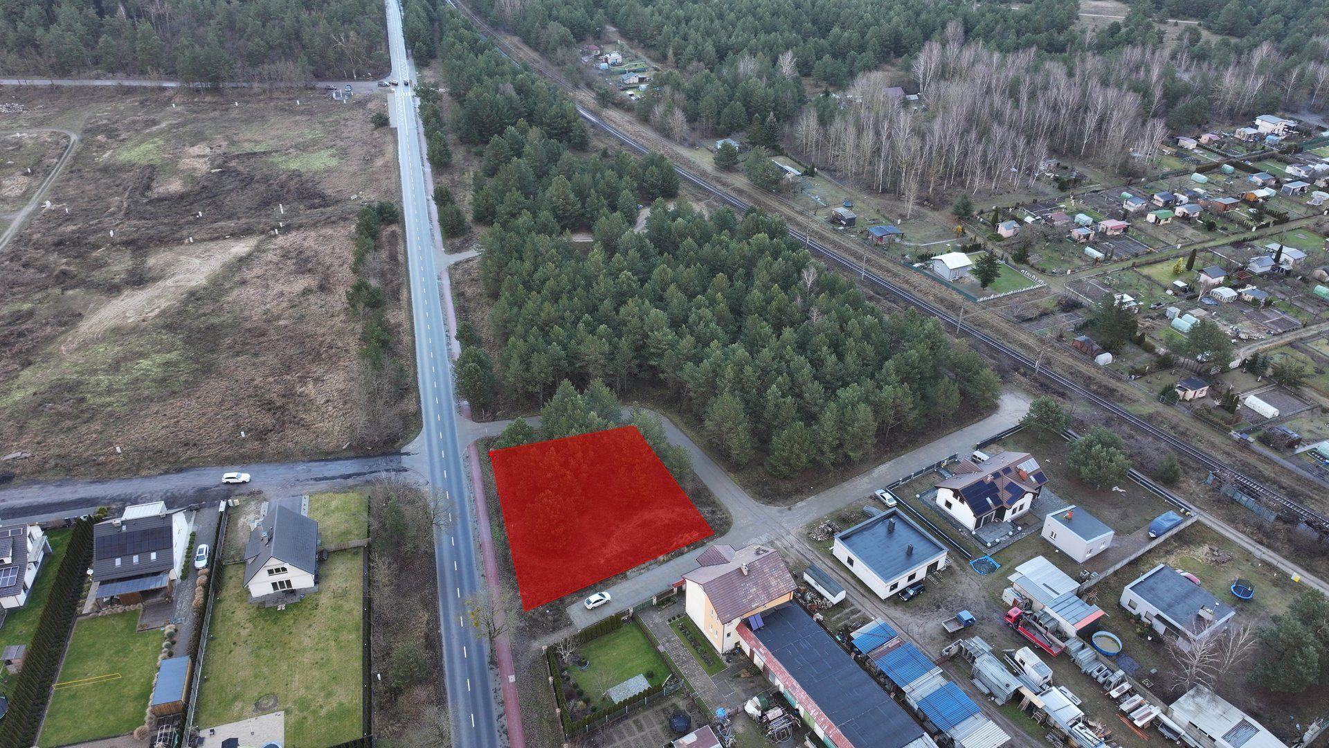 Teren inwestycyjny 0,08 ha – Piła, ul. Kamienna