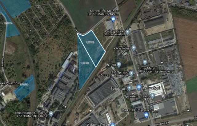 Investment site 1.27 ha – Inowrocław