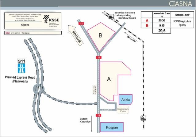Investment site 20 ha – Ciasna
