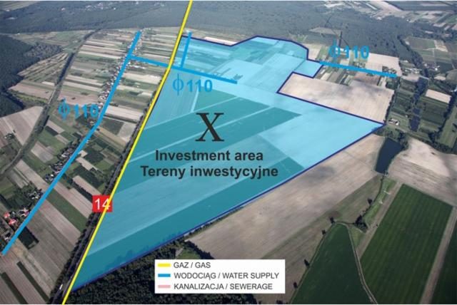 Investment site 95 ha – Stryków