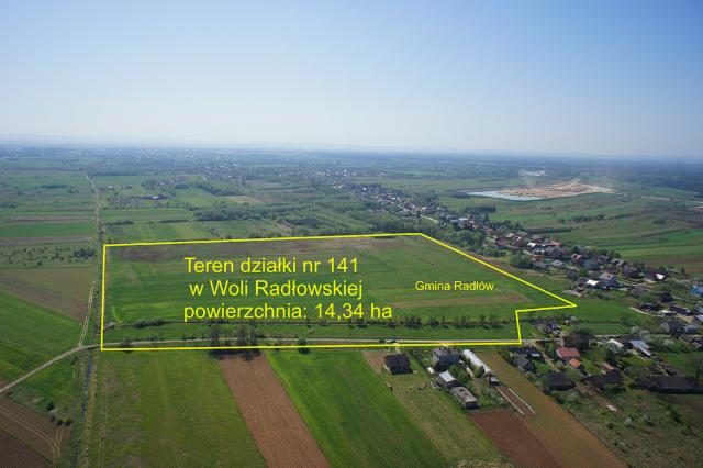 Investment site 14.34 ha – Radłów
