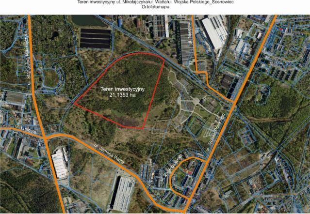Investment site 29.27 ha – Sosnowiec