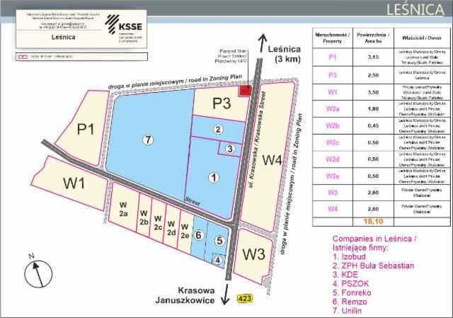 Investment site 2.5 ha – Leśnica