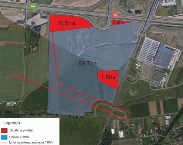 Investment site 68.5 ha – Gliwice