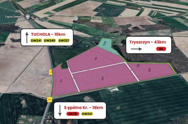 Investment site 67.7 ha – Kęsowo